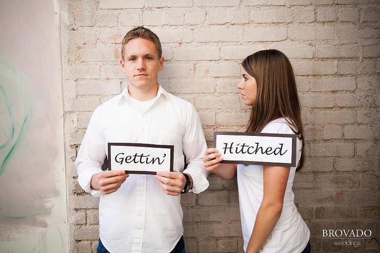 mugshot style engagement 