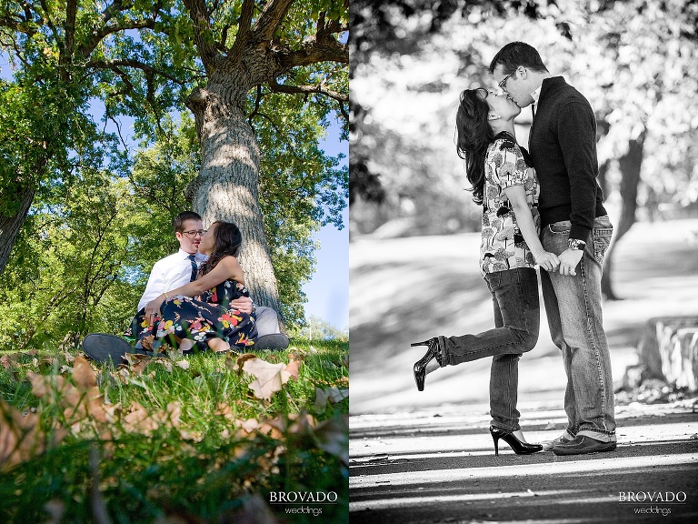 flirty summer engagement