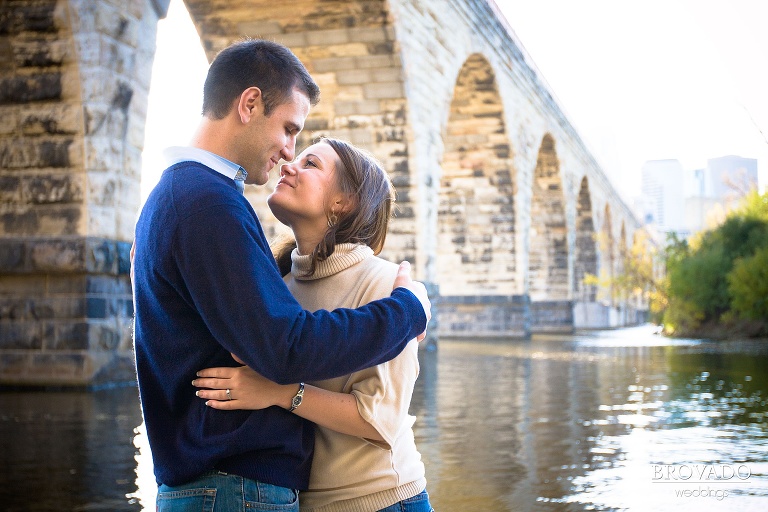 stone arch bridge engagement