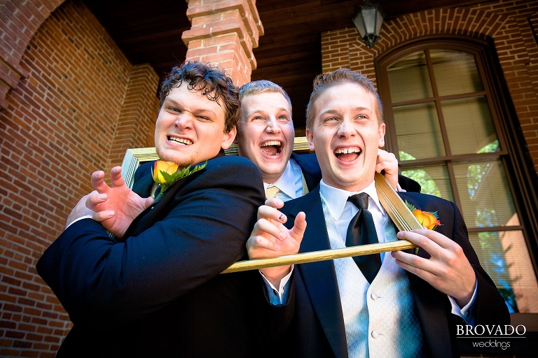 goofy groomsmen