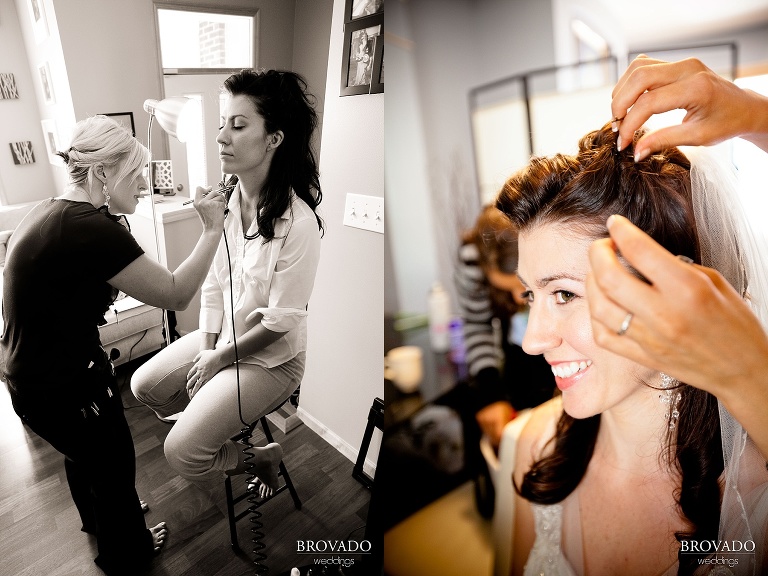 getting ready wedding photography