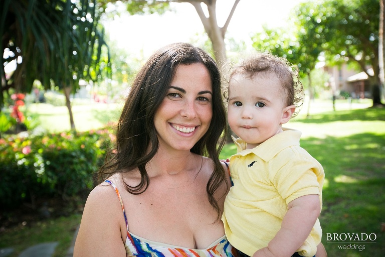 Maui Family Vacation Baby Portrait Session