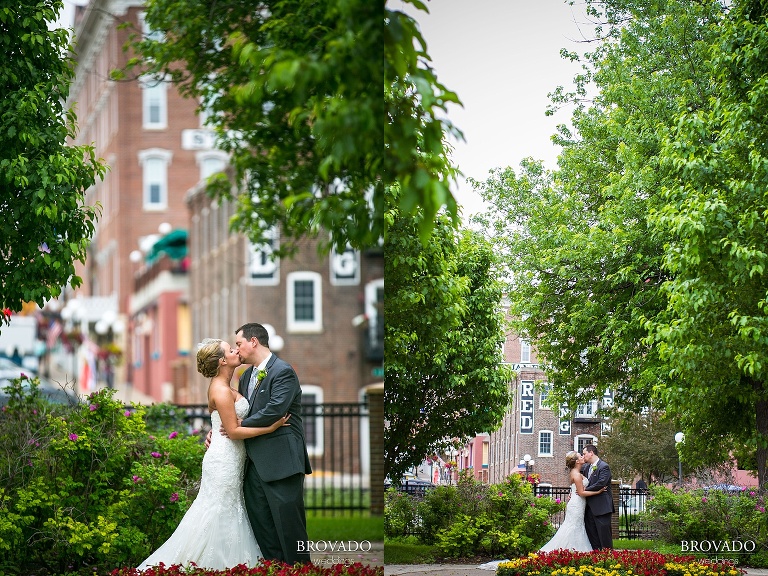 Wedding photography at the St. James Hotel in Red Wing Minnesota