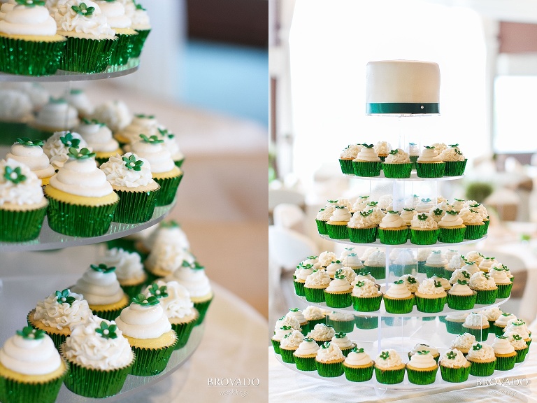 Wedding photography at the St. James Hotel in Red Wing Minnesota cupcakes