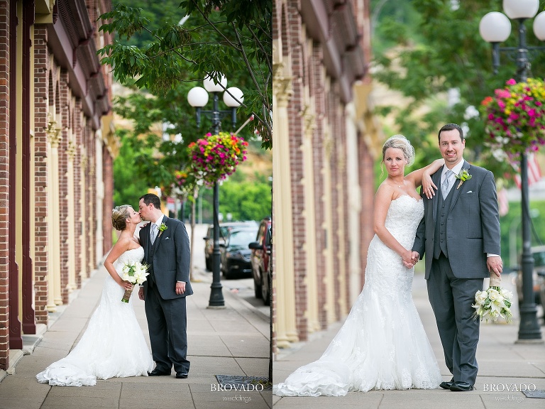 Wedding photography at the St. James Hotel in Red Wing Minnesota