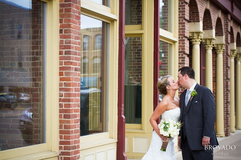 Wedding photography at the St. James Hotel in Red Wing Minnesota
