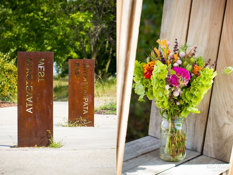 Gay wedding photography at the Schaars Bluff Gathering Center in Hastings, MN