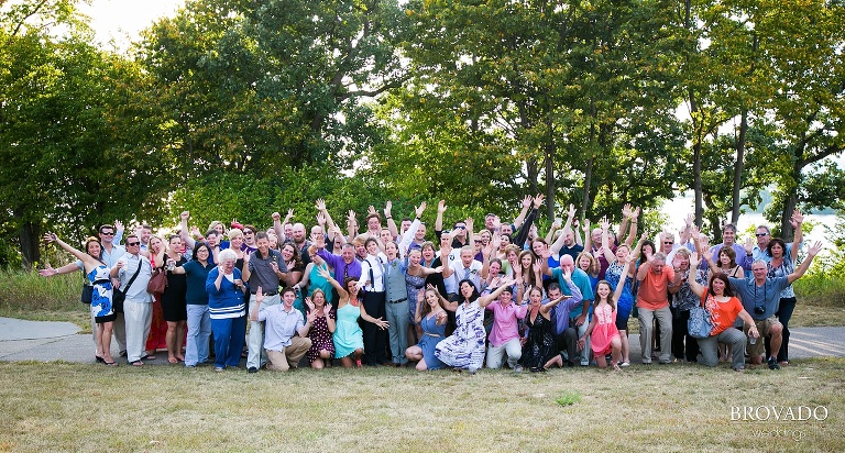 Gay wedding photography at the Schaars Bluff Gathering Center in Hastings, MN