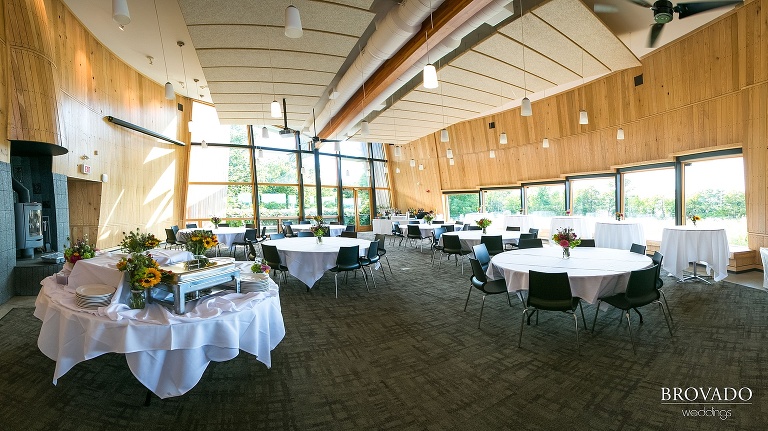 Gay wedding photography at the Schaars Bluff Gathering Center in Hastings, MN