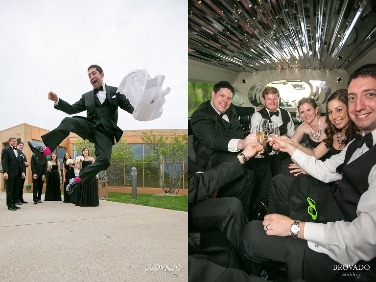 Jewish Wedding at the Minneapolis Depot limo