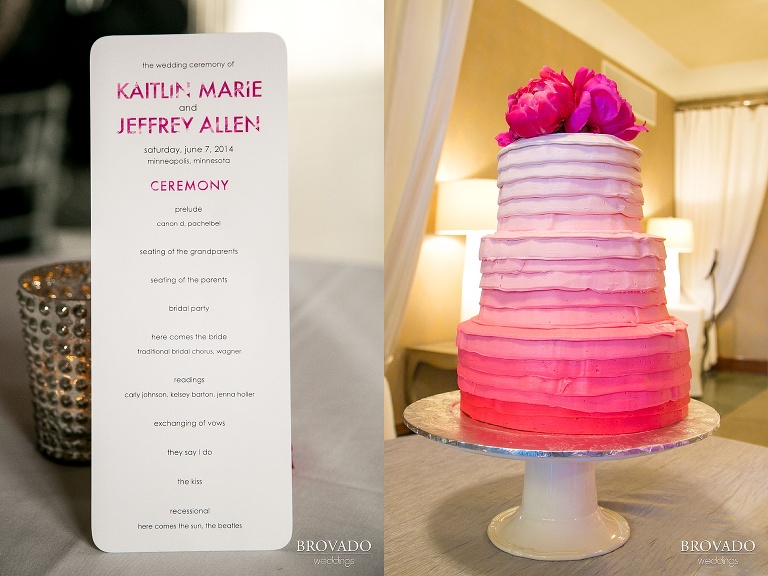 Calhoun Beach Club Wedding Photography cake and invitation