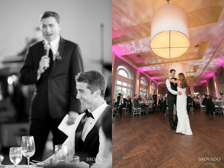 Calhoun Beach Club Wedding Photography best man speech first dance