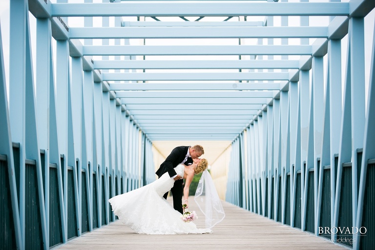 Semple Mansion MN Wedding Photography loring park sculpture garden bridge