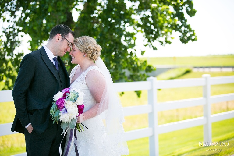 Pipestone MN Wedding Photography at Fountain Prairie Farm bride and groom