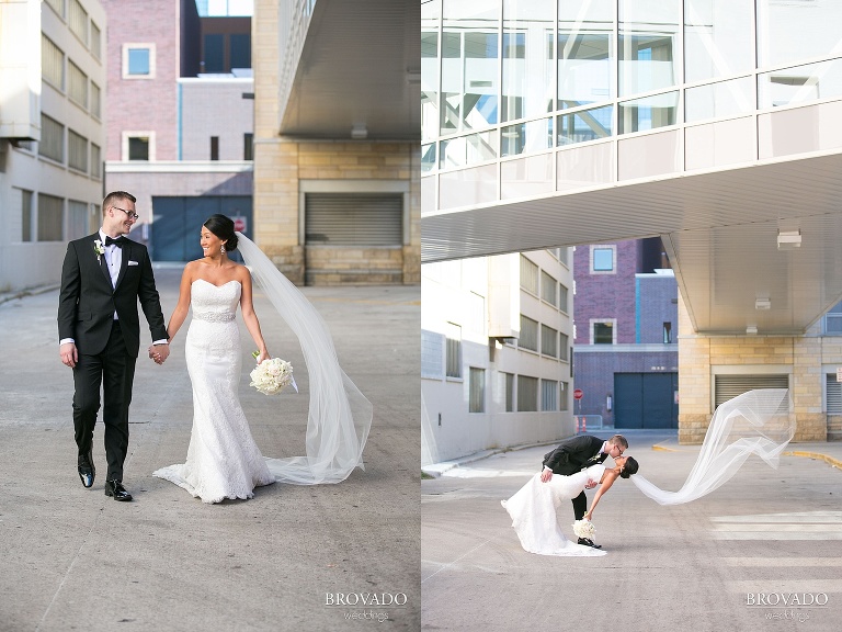 Downtown Minneapolis Wedding Photography at Le Meridien Hotel