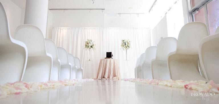 Downtown Minneapolis Wedding Photography at Le Meridien Hotel ceremony