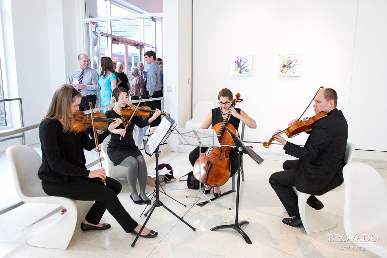 Downtown Minneapolis Wedding Photography at Le Meridien Hotel quartet