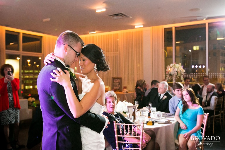 Downtown Minneapolis Wedding Photography at Le Meridien Hotel first dance