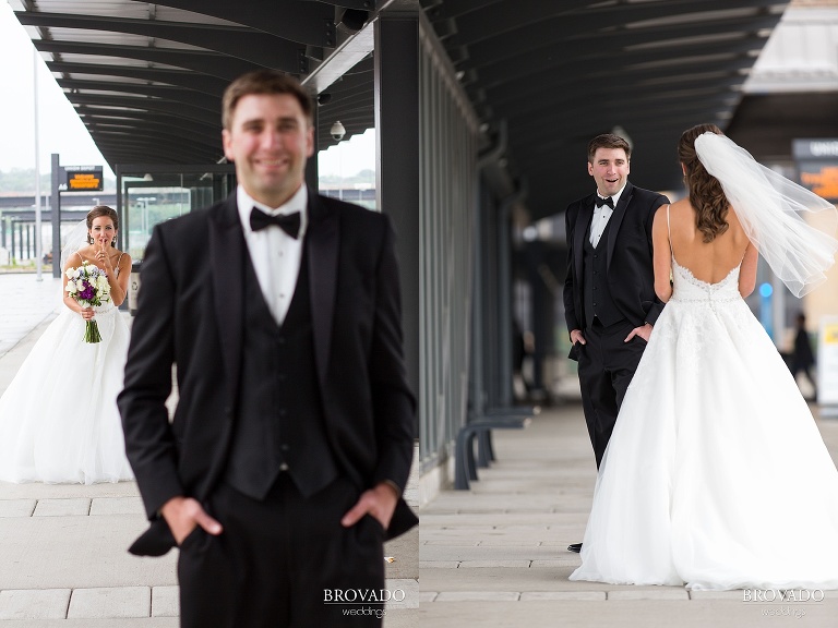 Rainy St Paul Wedding at Intercontinental Hotel Riverfront