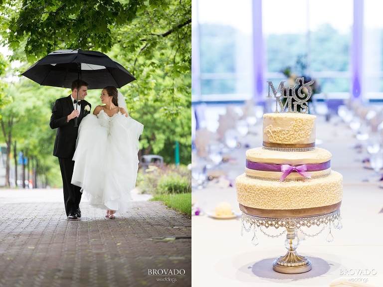 Rainy St Paul Wedding at Intercontinental Hotel Riverfront