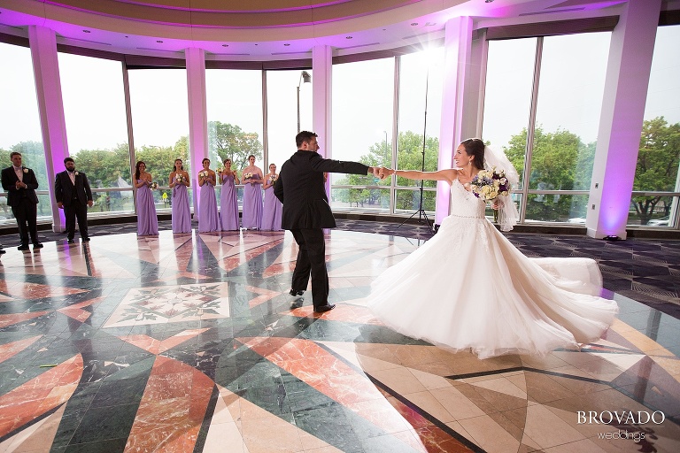 Rainy St Paul Wedding at Intercontinental Hotel Riverfront