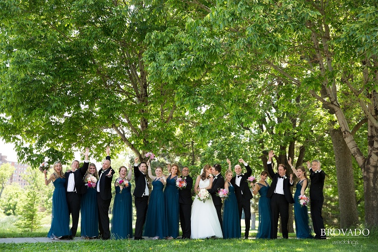 Summer Minneapolis Wedding at the Depot