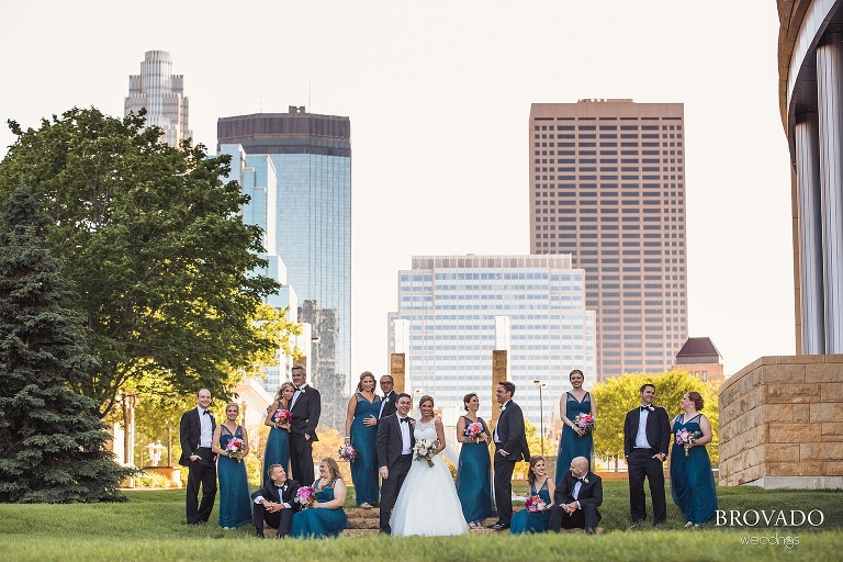 Summer Minneapolis Wedding at the Depot