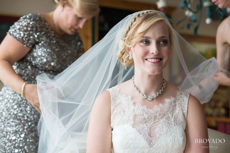 Nautical wedding photographed at Lake Oboboji in Des Moines, Iowa by Preston Palmer of Brovado Weddings