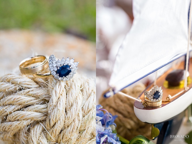 Nautical wedding photographed at Lake Oboboji in Des Moines, Iowa by Preston Palmer of Brovado Weddings