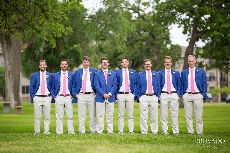 Nautical wedding photographed at Lake Oboboji in Des Moines, Iowa by Preston Palmer of Brovado Weddings