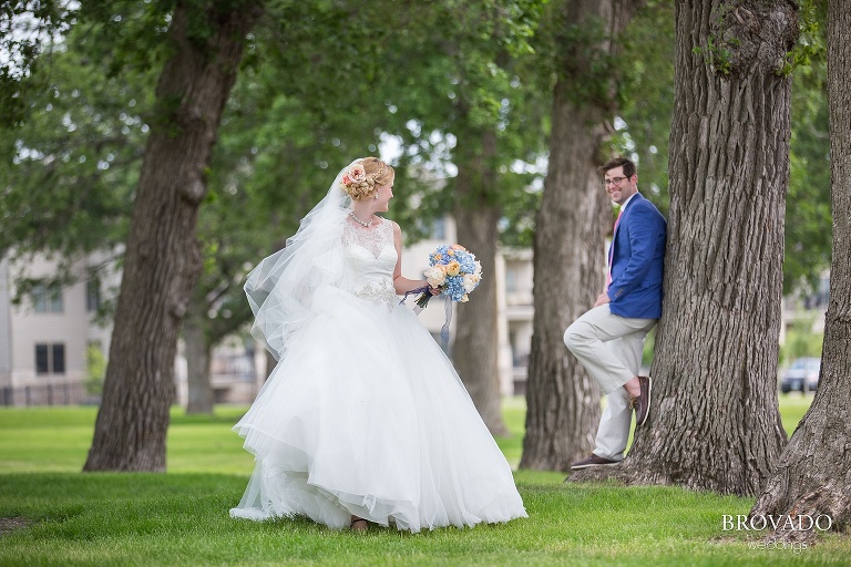 Nautical wedding photographed at Lake Oboboji in Des Moines, Iowa by Preston Palmer of Brovado Weddings