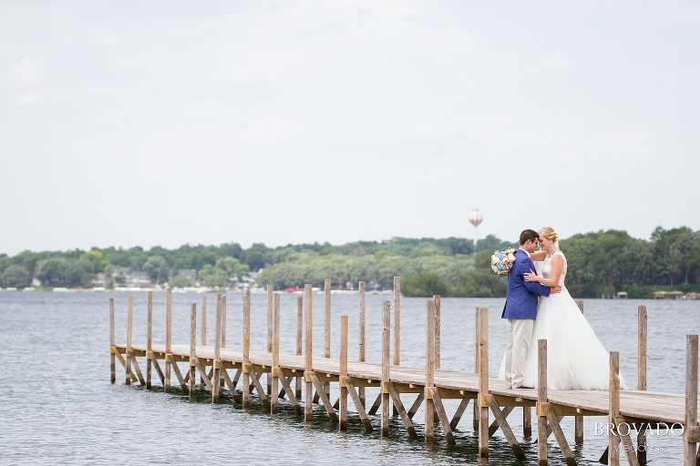 Nautical wedding photographed at Lake Oboboji in Des Moines, Iowa by Preston Palmer of Brovado Weddings