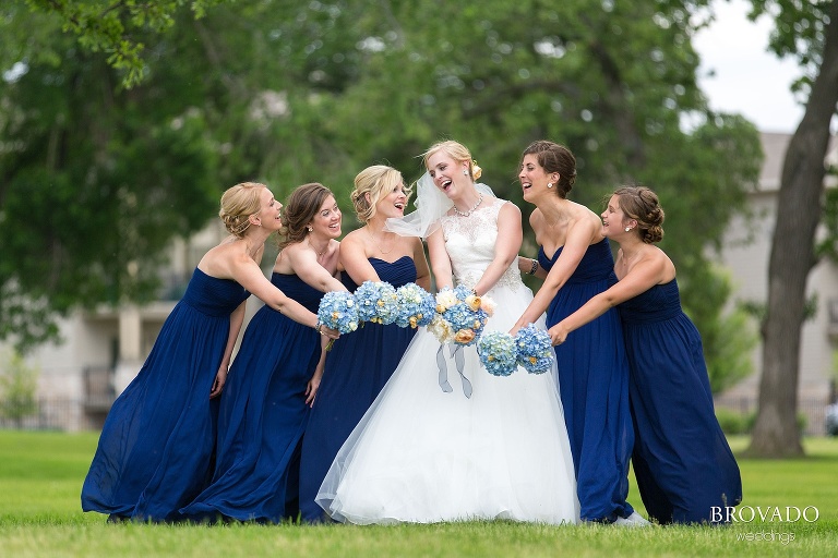 Nautical wedding photographed at Lake Oboboji in Des Moines, Iowa by Preston Palmer of Brovado Weddings