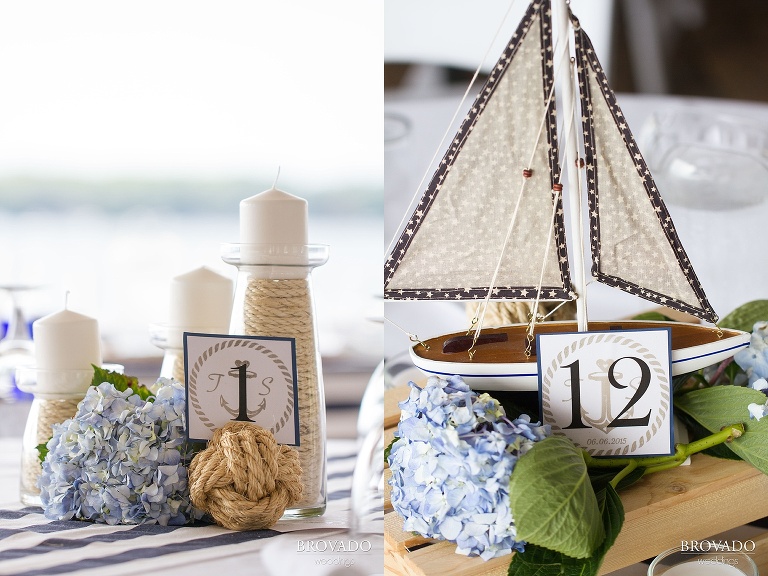 Nautical wedding photographed at Lake Oboboji in Des Moines, Iowa by Preston Palmer of Brovado Weddings