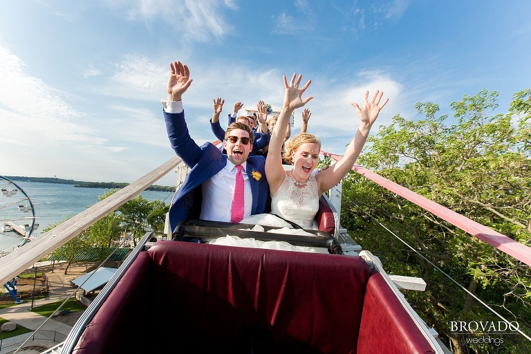 Nautical wedding photographed at Lake Oboboji in Des Moines, Iowa by Preston Palmer of Brovado Weddings