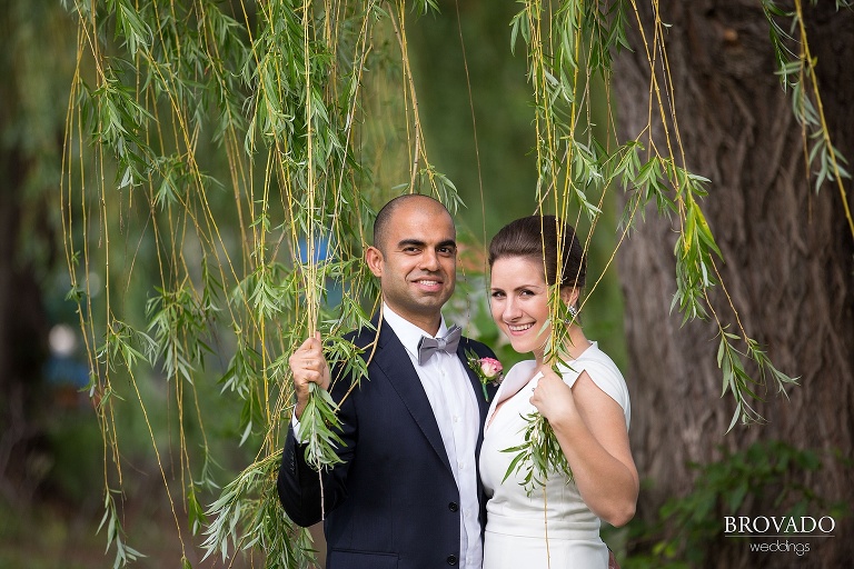 Minneapolis Courthouse wedding with photos at the Stone Arch Bridge and Lake Calhoun by Brovado Weddings