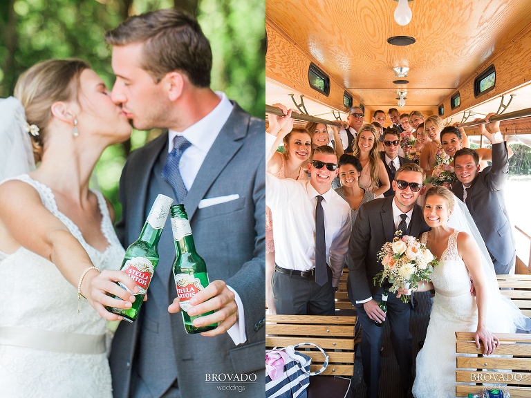 Downtown Stillwater Wedding photographed by Brovado Weddings