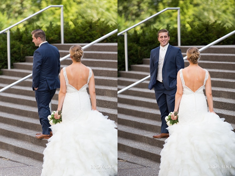 Downtown Minneapolis Wedding at Mill City Ruins catered Chipotle shot by a 5 Star Commercial Wedding Photographer