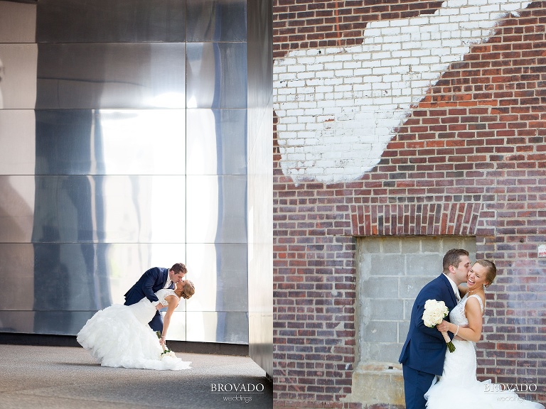 Downtown Minneapolis Wedding at Mill City Ruins catered Chipotle shot by a 5 Star Commercial Wedding Photographer