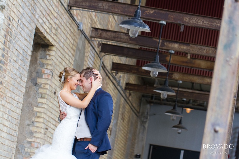 Downtown Minneapolis Wedding at Mill City Ruins catered Chipotle shot by a 5 Star Commercial Wedding Photographer
