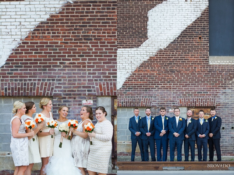 Downtown Minneapolis Wedding at Mill City Ruins catered Chipotle shot by a 5 Star Commercial Wedding Photographer