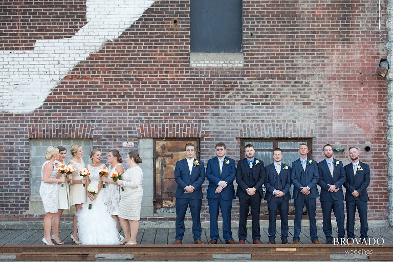 Downtown Minneapolis Wedding at Mill City Ruins catered Chipotle shot by a 5 Star Commercial Wedding Photographer