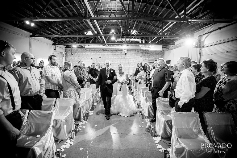 Downtown Minneapolis Wedding at Mill City Ruins catered Chipotle shot by a 5 Star Commercial Wedding Photographer