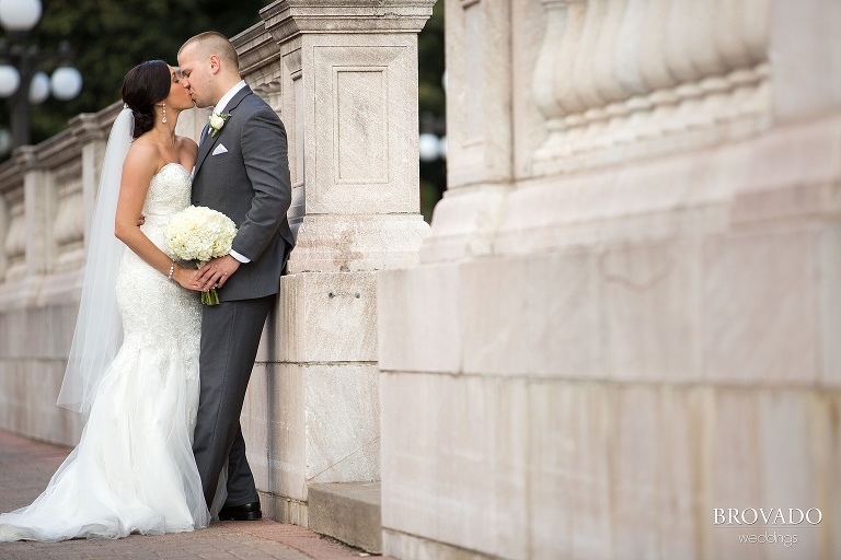 Lavendar accented wedding at the landmark center and rice park in st. paul minnesota