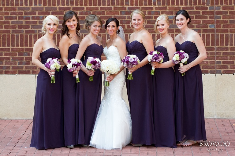 Lavendar accented wedding at the landmark center and rice park in st. paul minnesota