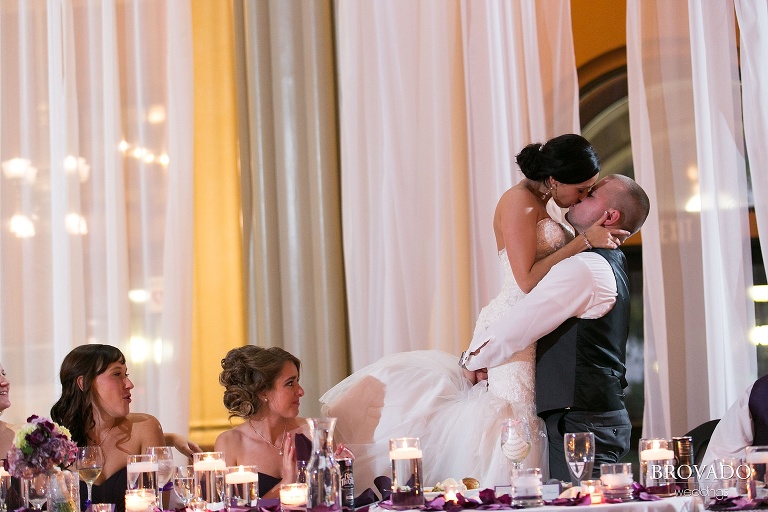 Lavendar accented wedding at the landmark center and rice park in st. paul minnesota