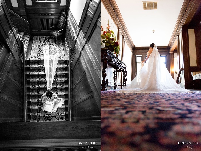 Small Indoor Wedding at the Gale Mansion in Minneapolis Minnesota - Maria and Scott 