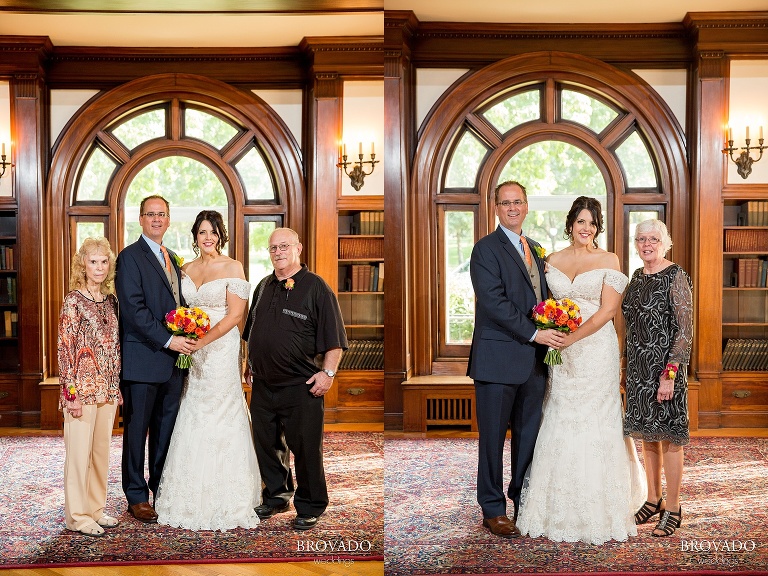 Small Indoor Wedding at the Gale Mansion in Minneapolis Minnesota - Maria and Scott 