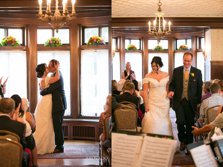 Small Indoor Wedding at the Gale Mansion in Minneapolis Minnesota - Maria and Scott 