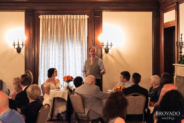 Small Indoor Wedding at the Gale Mansion in Minneapolis Minnesota - Maria and Scott 